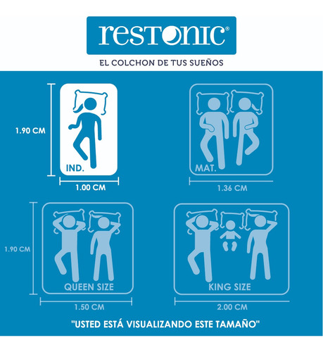 Colchón Restonic Individual Confort Fresh Antibacterial