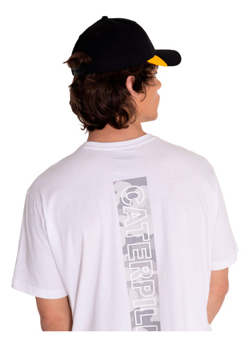 Gorro Caterpillar 6 Panel Triangle Ins Pitch Black - Hombre
