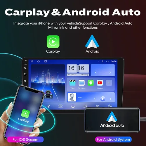 Radio Estéreo Android Para Toyota Fj Cruiser 2006-2020 2+64g