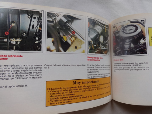 Manual Guantera Renault 9/11 R9 11 1994 Instruccion Catalogo (Usado)