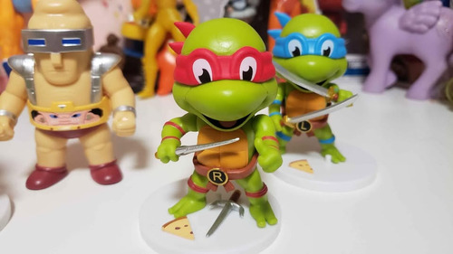 Set 5 Piezas Tortugas Ninja, Las 4 Tortugas Y Bebop Armables (Usado)