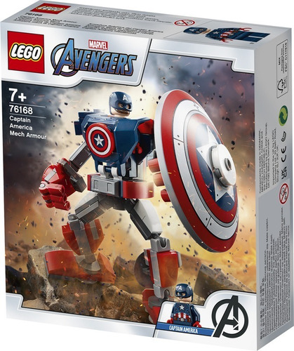 Imagen 1 de 1 de Lego Armadura Robótica Del Capitán América