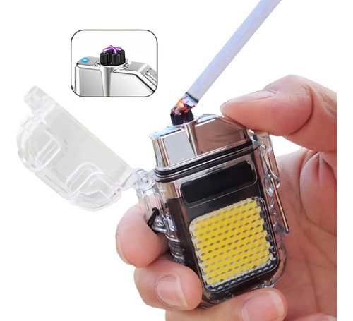 Recargable Usb C Impermeable Lampara Encendedor Camping