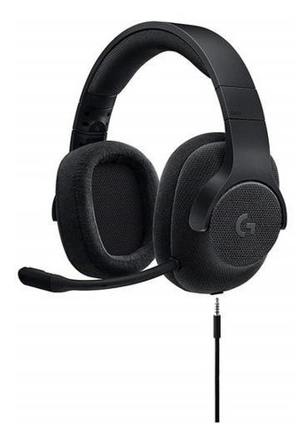 Audífono Gamer Logitech G433 7.1 Wired  Micrófono Negro