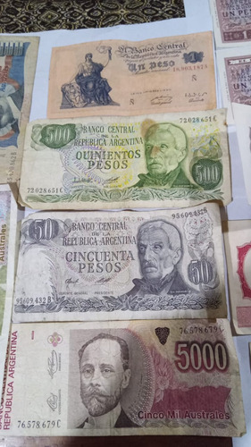 Billetes Antiguos Varios (Usado)