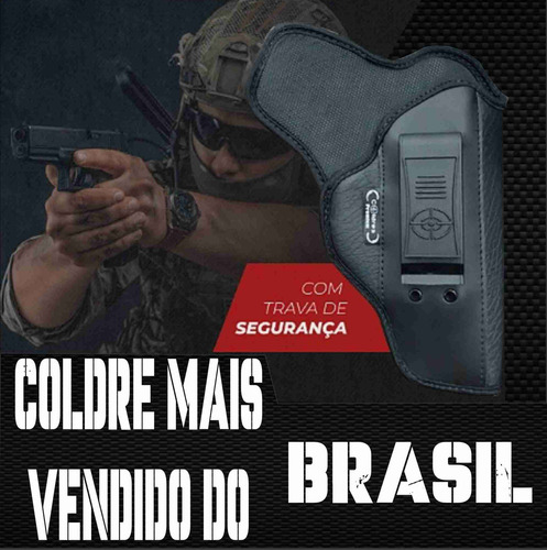 Coldre para arma Coldres Premium G3c para esquerdo/destro - preto