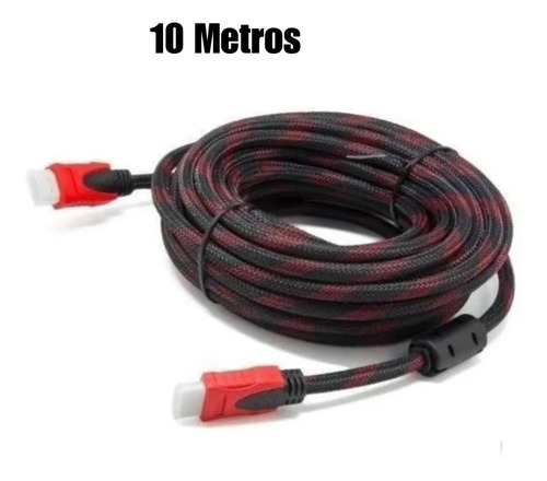 Cable Hdmi Hd 10 Metros 1080p Blister Ps3 Xbox Ps4 Tv 