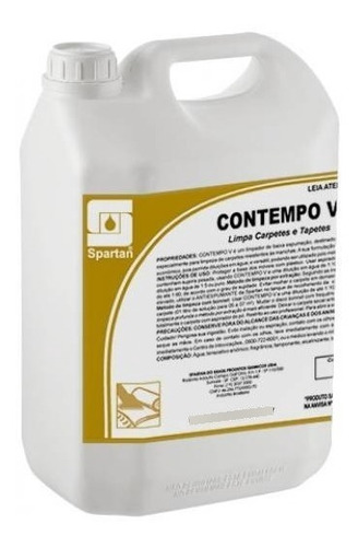 Contempo V Limpador Neutro Tapetes E Carpetes 5l Spartan