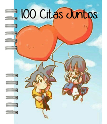 Libro De 100 Citas Para Hacer Juntos Goku Y Milk 