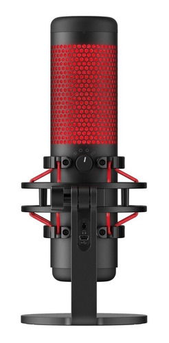 Imagen 2 de 9 de Micrófono Hyperx Quadcast Condensador Luz Led Pc Streaming
