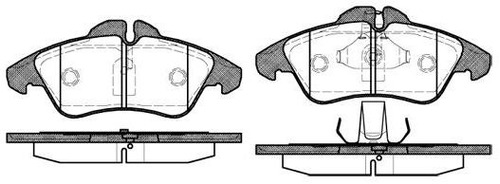 Pastillas De Freno Mercedes Benz Vito 96/97