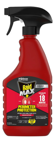 Insecticida Raid Max Perimetral Protection, Spray 22 Fl Oz
