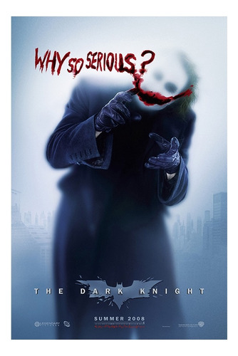 Poster De Dark Knight Joker Why So Serious