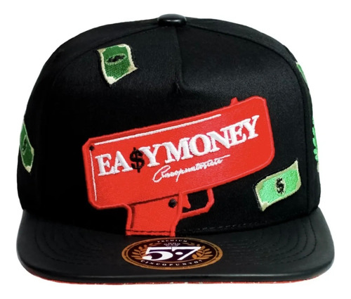 Gorra 5.7 Easy Money 100% Original Edición Limitada Negro Único Lisa