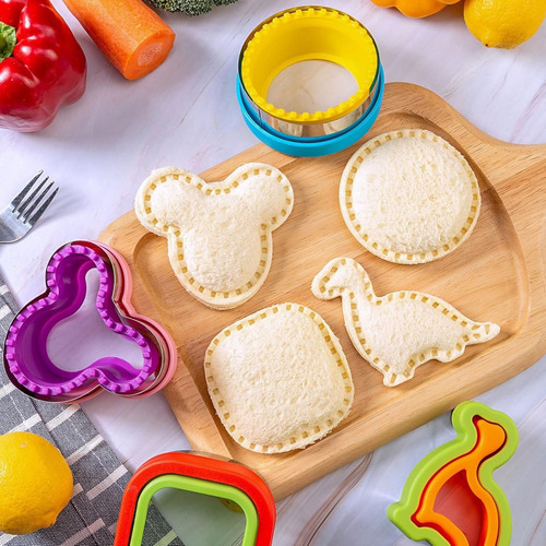 U Chef Set De 22 Moldes Y Cortadores De Sándwich Para Niños