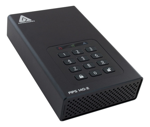 Apricorn Candado De Escritorio Aegis De 4tb Fips 140-2 Vali