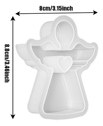 Molde De Silicona M Para Velas, Diseño De Ángel, Jabón, Resi