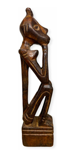 Escultura De Madera Africana A5