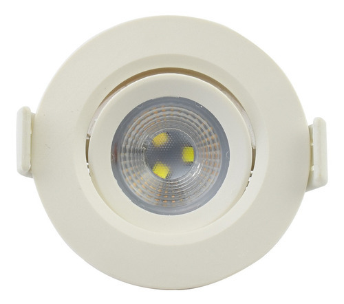 Spot Led 3w 6500k Redondo Startec Cor Branco