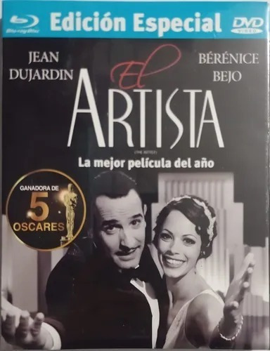 El Artista Jean Dujardin Pelicula Blu-ray + Dvd Nuevo Sellad