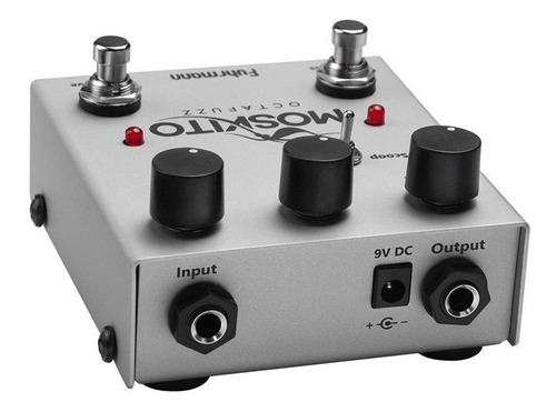 Imagem 5 de 5 de Pedal de efeito para instrumento de cordas Fuhrmann Moskito OZ10 prateado