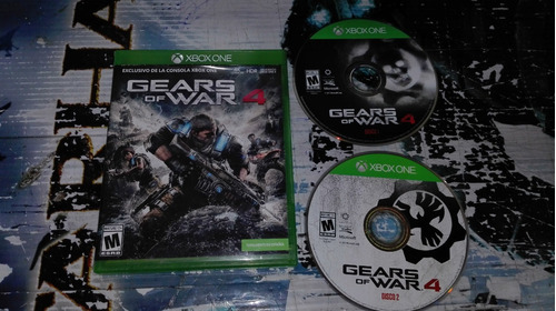 Gears Of Wars 4 Completo Para Xbox One Funcionando Perfectam