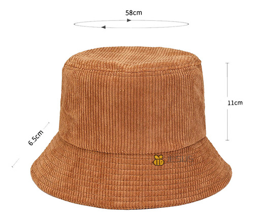 Pescador Sombrero De Ajustable De Pana De Algodón Unisex 2pk
