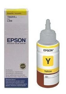 Cartucho Tinta Epson L355 L210 Amarillo Original Districomp