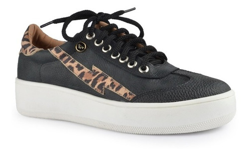 Zapatillas Urbanas De Mujer De Cuero Potter - Ferraro