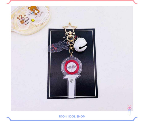 Llavero De Kpop ( Light Stick ) Cascabel Colgante