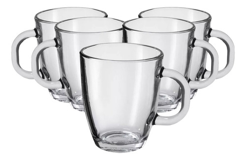 Set X 12 Tazón Vidrio Flint Amanecer Rigolleau Taza 375 Ml