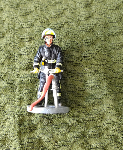 Soldado De Plomo Del Prado Bombero Galway Irlanda, 2003 Azul Oscuro