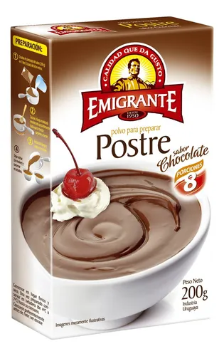 Postre De Chocolate Emigrante 200 Grs
