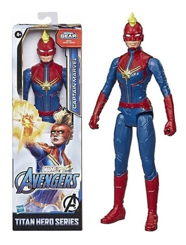 Muñeco Capitana Marvel Titan Hero Series 30cm Hasbro