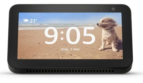 Echo Show 5 Amazon Smart Speaker Preta Alexa Em Portugues Co Menor preço em Echo Show 5 Amazon Smart Speaker Preta Alexa Em Portugues Co