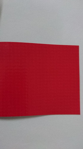 Imagem 2 de 2 de Lona Para Toldos Fl Brilho Vermelho/gelo 12x3 M
