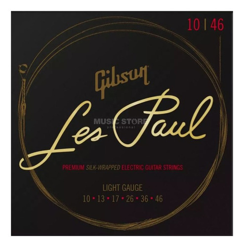 Gibson Cuerdas De Guitarra Eléctrica Les Paul Premium 10-46