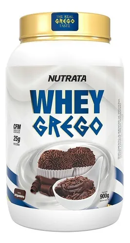 Whey Grego 900g - Nutrata - 2w Whey Concentrado/hidrolisado Sabor...