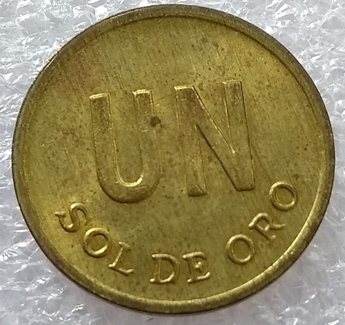 Moneda Perú Un Sol De Oro 1976