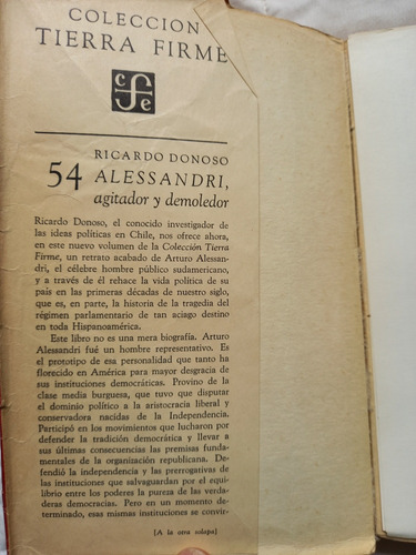 1° Ed 1952 T 1, 1°ed T2-1954 Alessandri,agitador Y Demoledor (Usado)