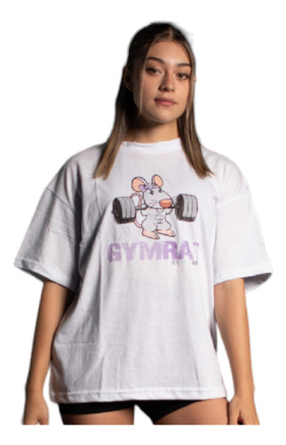 Playera Gym Fit Oversize - Dama -  Iron King