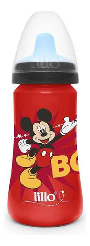 Copo Colors Bico De Silicone Disney Mickey Vermelho - Lillo