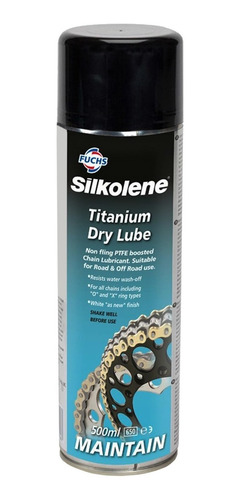 Lubricante Cadena Silkolene Titanium Bici Moto 500ml Sia+