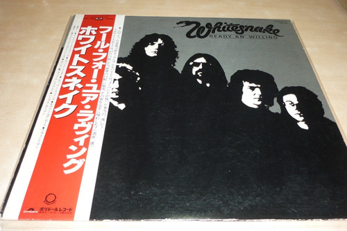 Whitesnake Ready An Willing Japon 10 Puntos Obi 2 Inserts