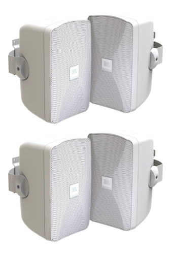 Caixa Jbl Control Sa-pro C-sa5 80w Kit 4 Caixas Cor Branco