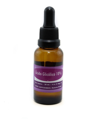 Ácido Glicólico Al 10% 30 Ml.peeling, - Ml A $797