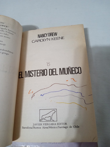 Nancy Drew Carolyn Keene Lote X2 El Misterio Del Muñeco El (Usado)