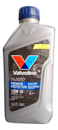 Aceite 5w30 Sintetico Valvoline 