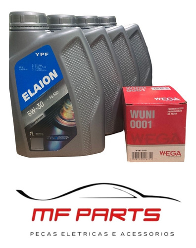 Troca De Oléo 5w30 Elaion Com Filtro Ford