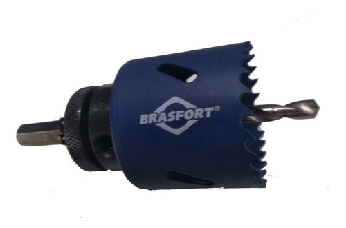 Kit Serra Copo Brasfort 105mm +suporte P/serra Copo Base 1/2